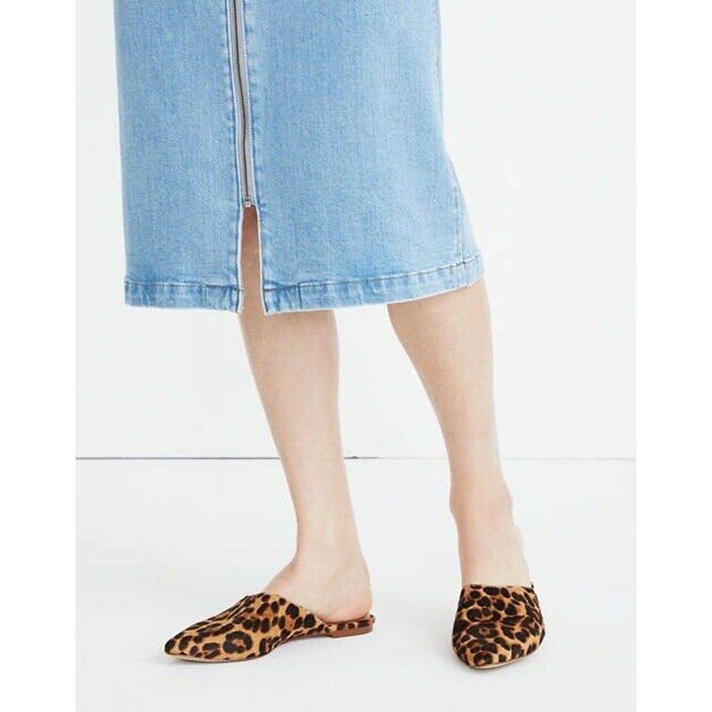 MADEWELL THE REMI Cory MULE LEOPARD CALF HAIR